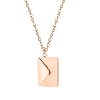 IXORA™   - ENVELOPE LOVE LETTER PENDANT NECKLACE