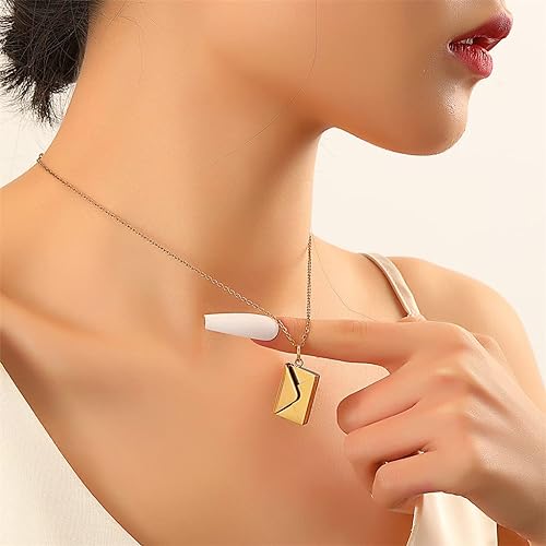 IXORA™   - ENVELOPE LOVE LETTER PENDANT NECKLACE