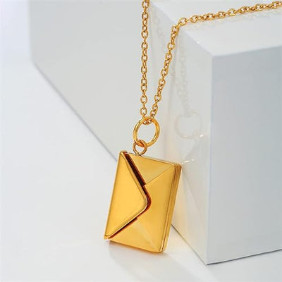 IXORA™   - ENVELOPE LOVE LETTER PENDANT NECKLACE